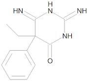 (5RS)-5-Ethyl-2,6-diimino-5-phenyltetrahydropyrimidin-4(1H)-one