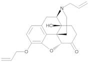 4,5α-Epoxy-14-hydroxy-17-(prop-2-enyl)-3-(prop-2-enyloxy)morphinan-6-one (3-O-Allylnaloxone)
