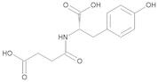 4-[[(1S)-1-Carboxy-2-(4-hydroxyphenyl)ethyl]amino]-4-oxobutanoic Acid (N-(Hydrogensuccinyl)tyrosine)