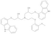 1,1'-[[2-(2-Methoxyphenoxy)ethyl]nitrilo]bis[3-(9H-carbazol-4-yloxy)propan-2-ol]