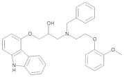 (2RS)-1-[Benzyl[2-(2-methoxyphenoxy)ethyl]amino]-3-(9H-carbazol-4-yloxy)propan-2-ol