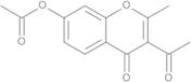 7-Acetoxy-3-acetyl-2-4H-1-benzopyran-4-one