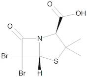 (2S,5R)-6,6-Dibromo-3,3-dimethyl-7-oxo-4-thia-1-azabicyclo[3.2.0]heptane-2-carboxylic Acid (6,6-Dibr