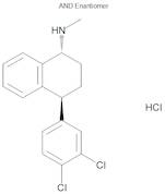 (1RS,4SR)-4-(3,4-Dichlorophenyl)-N-methyl-1,2,3,4-tetrahydronaphthalen-1-amine Hydrochloride