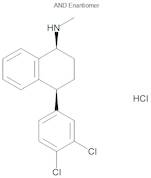 rac-Sertraline Hydrochloride ((1RS,4RS)-4-(3,4-Dichlorophenyl)-N-methyl-1,2,3,4-tetrahydronaphthalen-1-amine Hydrochloride)