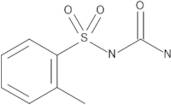 N-Carbamoyl-2-methylbenzenesulfonamide (N-(Aminocarbonyl)-2-methylbenzenesulfonamide)