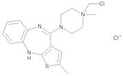 1-(Chloromethyl)-1-methyl-4-(2-methyl-10H-thieno[2,3-b][1,5]benzodiazepin-4-yl)piperazin-1-ium Chloride (Olanzapine-N-Chloromethyl Chloride)