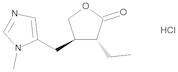 (3R,4R)-3-Ethyl-4-[(1-methyl-1H-imidazol-5-yl)methyl]dihydrofuran-2(3H)-one Hydrochloride (Isopilocarpine Hydrochloride)