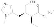 (2S,3R)-2-Ethyl-3-(hydroxymethyl)-4-(1-methyl-1H-imidazol-5-yl)butanoic Acid Sodium Salt (Piloca...