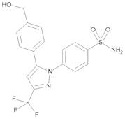 4-[5-[4-(Hydroxymethyl)phenyl]-3-(trifluoromethyl)-1H-pyrazol-1-yl]benzenesulfonamide