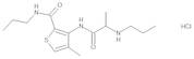 4-Methyl-N-propyl-3-[[(2RS)-2-(propylamino)propanoyl]amino]thiophene-2-carboxamide Hydrochloride (Articaine Acid Propionamide Hydrochloride)