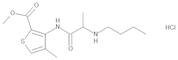 Methyl3-[[(2RS)-2-(Butylamino)propanoyl]amino]-4-methylthiophene-2-carboxylate Hydrochloride (Butylarticaine Hydrochloride)