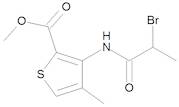 Methyl 3-[[(2RS)-2-Bromopropanoyl]amino]-4-methylthiophene-2-carboxylate (Bromo Compound)