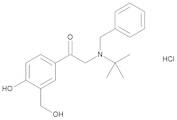 2-[Benzyl(1,1-dimethylethyl)amino]-1-[4-hydroxy-3-(hydroxymethyl)phenyl]ethanone Hydrochloride