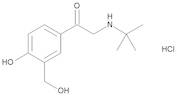 2-[(1,1-Dimethylethyl)amino]-1-[4-hydroxy-3-(hydroxymethyl)phenyl]ethanone Hydrochloride (Salbutamone Hydrochloride)