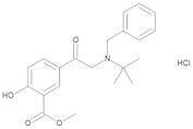 Methyl 5-[2-[Benzyl(tert-butyl)amino]acetyl]-2-hydroxybenzoate Hydrochloride