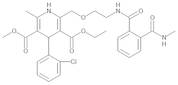 3-Ethyl 5-Methyl (4RS)-4-(2-Chlorophenyl)-6-methyl-2-[[2-[[2-(methylcarbamoyl)benzoyl]amino]ethoxy]methyl]-1,4-dihydropyridine-3,5-dicarboxylate
