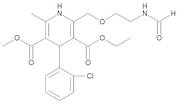 3-Ethyl 5-Methyl 4-(2-Chlorophenyl)-2-(2-formamidoethoxymethyl)-6-methyl-1,4-dihydropyridine-3,5-dicarboxylate (N-Formylamlodipine)