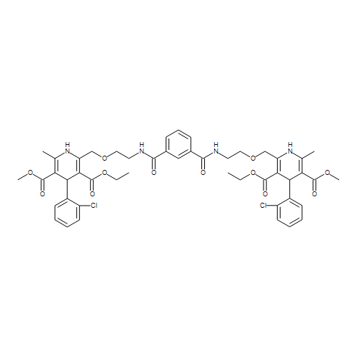 N1,N3-Di[2-[[4-(2-Chlorophenyl)-3-ethoxycarbonyl-5-methoxycarbonyl-6-methyl-1,4-dihydropyridin-2-y…