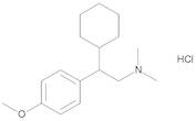 (2RS)-2-Cyclohexyl-2-(4-methoxyphenyl)-N,N-dimethylethanamine Hydrochloride