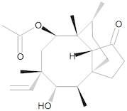 (3aS,4R,5S,6S,8R,9R,9aR,10R)-6-Ethenyl-5-hydroxy-4,6,9,10-tetramethyl-1-oxodecahydro-3a,9-propano-3aH-cyclopentacycloocten-8-yl Acetate (Mutilin 14-Acetate)