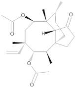 (3aS,4R,5S,6S,8R,9R,9aR,10R)-6-Ethenyl-4,6,9,10-tetramethyl-1-oxodecahydro-3a,9-propano-3aH-cyclopentacycloocten-5,8-diyl Diacetate (Mutilin 11,14-Diacetate)