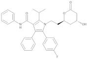 (4R,6R)-6-[2-[2-(4-Fluorophenyl)-5-(1-methylethyl)-3-phenyl-4-(phenylcarbamoyl)-1H-pyrrol-1-yl]ethyl]-4-hydroxytetrahydro-2H-pyran-2-one (Atorvastatin Lactone)