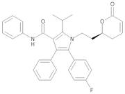 1-[2-[(2S)-3,6-Dihydro-6-oxo-2H-pyran-2-yl]ethyl]-5-(4-fluorophenyl)-2-(1-methylethyl)-N,4-diphenyl-1H-pyrrole-3-carboxamide (Atorvastatin eliminated Lactone)