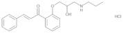 (2E)-1-[2-[(2RS)-2-Hydroxy-3-(propylamino)propoxy]phenyl]-3-phenylprop-2-en-1-one Hydrochloride