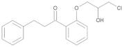 1-[2-[(2RS)-3-Chloro-2-hydroxypropoxy]phenyl]-3-phenylpropan-1-one