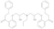 1,1'-[Propyliminobis[(2-hydroxypropane-3,1-diyl)oxy-2,1-phenylene]]bis(3-phenylpropan-1-one)