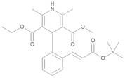 Ethyl Methyl (E)-4-{2-[2-(tert-Butoxycarbonyl)vinyl]phenyl}-1,4-dihydro-2,6-dimethylpyridine-3,5-dicarboxylate