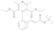 Diethyl (E)-4-{2-[2-(tert-Butoxycarbonyl)vinyl]phenyl}-2,6-dimethylpyridine-3,5-dicarboxylate