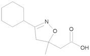 [(5RS)-3-Cyclohexyl-5-methyl-4,5-dihydro-1,2-oxazol-5-yl]acetic Acid