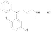 3-(2-Chloro-10H-phenothiazin-10-yl)-N-methylpropan-1-amine Hydrochloride (Desmethylchlorpromazine Hydrochloride)