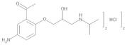 1-[5-Amino-2-[(2RS)-2-hydroxy-3-[(1-methylethyl)amino]propoxy]phenyl]ethanone Dihydrochloride
