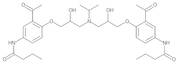N,N'-[[(1-Methylethyl)imino]-bis[(2-hydroxypropane-1,3-diyl)oxy(3-acetyl-1,4-phenylene)]]dibutanamide (Acebutolol Biamine)