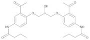 N,N'-[(2-Hydroxypropane-1,3-diyl)bis[oxy(3-acetyl-1,4-phenylene)]]dibutanamide