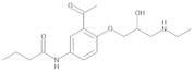 N-[3-Acetyl-4-[(2RS)-3-(ethylamino)-2-hydroxypropoxy]phenyl]butanamide