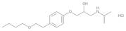 (2RS)-1-[4-(2-Butoxyethyl)phenoxy]-3-[(1-methylethyl)amino]propan-2-ol Hydrochloride
