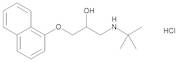 (2RS)-1-[(1,1-Dimethylethyl)amino]-3-(naphthalen-1-yloxy)propan-2-ol Hydrochloride