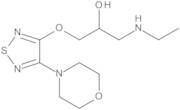 (2RS)-1-(Ethylamino)-3-[[4-(morpholin-4-yl)-1,2,5-thiadiazol-3-yl]oxy]propan-2-ol