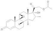 9,11beta-Epoxy-17-hydroxy-16alpha-methyl-3,20-dioxo-9beta-pregna-1,4-dien-21-yl Acetate