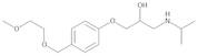 (2RS)-1-(Isopropylamino)-3-[4-(2-methoxyethoxy)methylphenoxy]propan-2-ol