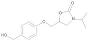 5-[[4-(Hydroxymethyl)phenoxy]methyl]-3-isopropyl-1,3-oxazolidin-2-one (Bisoprolol Oxazolidinonebenzylalcohol)