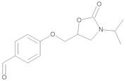 4-[(3-Isopropyl-2-oxo-1,3-oxazolidin-5-yl)methoxy]benzaldehyde (Bisoprolol Oxazolidinone-benzaldehyde)