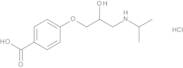 (2RS)-4-[2-Hydroxy-3-(isopropylamino)propoxy]benzoic Acid Hydrochloride
