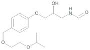 N-[2-Hydroxy-3-[4-(2-isopropoxyethoxymethyl)phenoxy]propyl]formamide (N-Desisopropyl-N-formyl Biso…