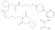 4-(7,9-Dioxo-8-azaspiro[4.5]dec-8-yl)butyl [1-[2-Oxo-2-[[4-[4-(pyrimidin-2-yl)piperazin-1-yl]butyl]amino]ethyl]cyclopentyl]acetate Oxalate