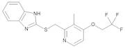 2-[[[3-Methyl-4-(2,2,2-trifluoroethoxy)pyridin-2-yl]methyl]sulphanyl]-1H-benzimidazole